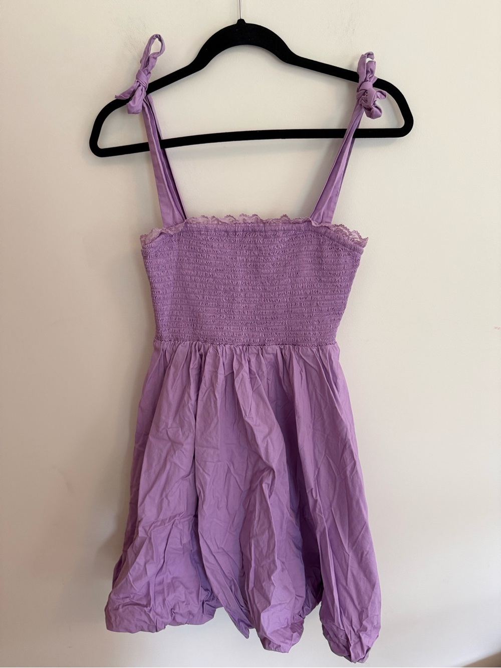 BCBGeneration Lilac Bow-Strap Sundress
